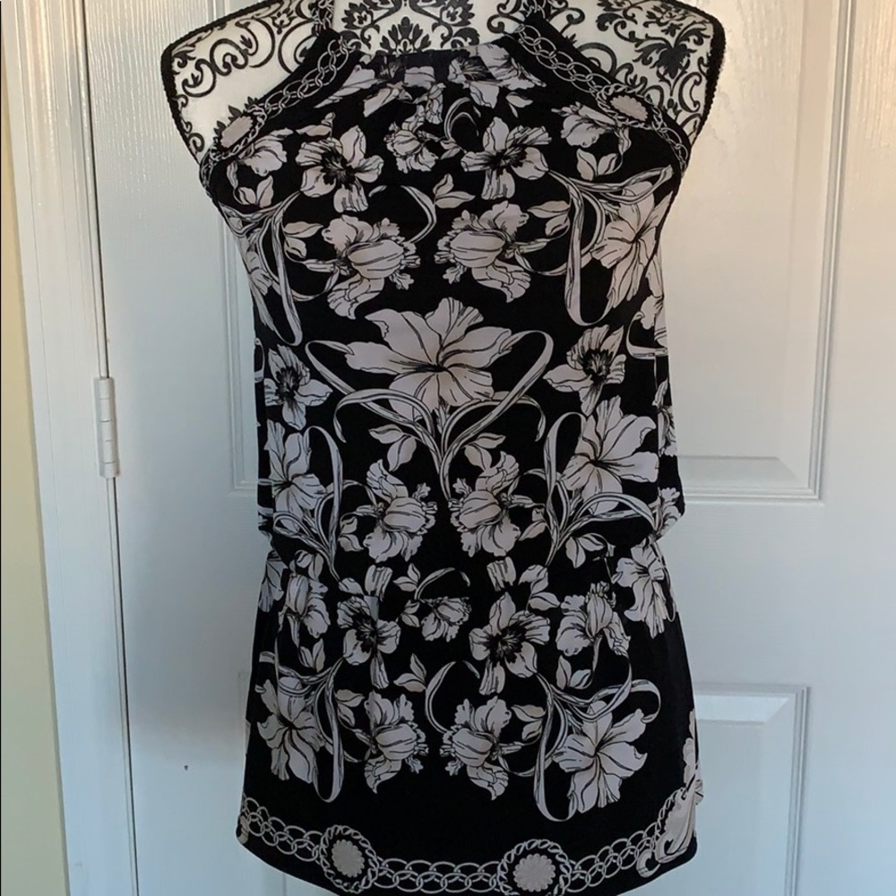 DONATED- DRESS 4 SUCCESS WHBM XS cute floral halter top